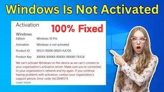 Fix We can't Activate Windows on this Device as we can't Connect to your Organization Activation