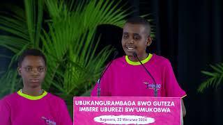 Raissa Impano at the Best Performing Girls Award Ceremony | Bugesera, 22 March 2024