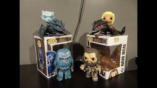 GOT Giant White, Wun Wun, Knight King:Viserion, and Daenerys:Drogon Funko Pop Unboxing and Review