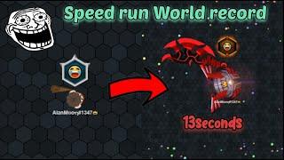 #evowars .io | speed run world record in evowars.io | Breaking k3lp world record | AlanMoon evowars