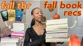 fall book recommendations  + my fall tbr 