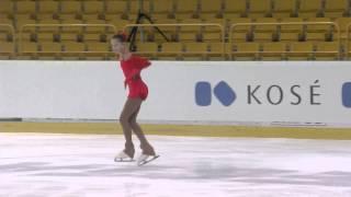 2015 ISU Jr. Grand Prix - Torun Ladies Short Program Ekaterina MITROFANOVA RUS