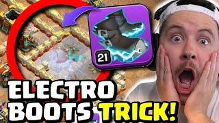 Electro Boots CHARGE is 200 iQ (Clash of Clans)