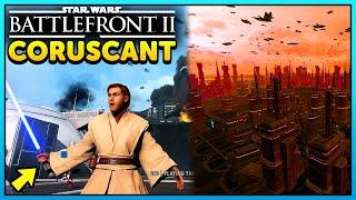 INSANE Star Wars Battlefront 2 Coruscant Map Mod Gameplay!