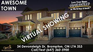 34 Devonsleigh Dr, Brampton, ON L7A 3S3 Virtual Showing w/ Roger Townsend (647) 360 5900