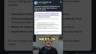 4 Lessons Learned Building My First Next.js App