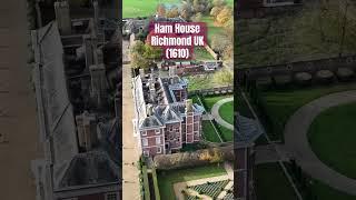 Ham House Richmond UK (1610) Birds Eye View