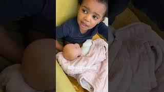 Crying baby doll? Breastfeed!