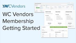 WC Vendors Membership Getting Started