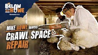 Mike Rowe Learns Crawl Space Repair