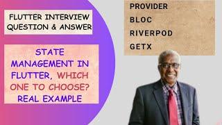 State Management in Flutter | Provider | GetX | Bloc | RiverPod | Flutter Interview questions 2024