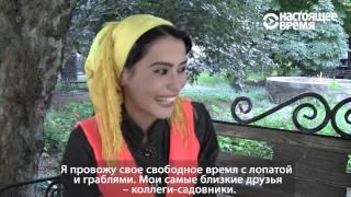 Красавица из Таджикистана: золушка с лопатой и граблями