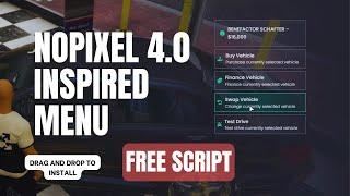 Free | QBCore Menu | FiveM | Nopixel 4.0 Inspired