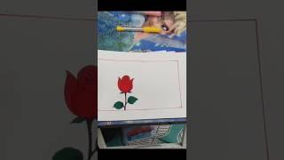 How to Draw Easy  Rose Drawing/ Short#art#painting #drawingeasy # Huma Khan kid's art.