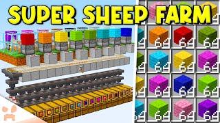 MINECRAFT 1.21 WOOL FARM | Easy, Automatic, Sorting, Efficient Sheep Farm