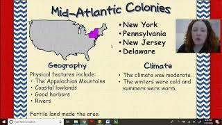 Mid-Atlantic Colonies Video