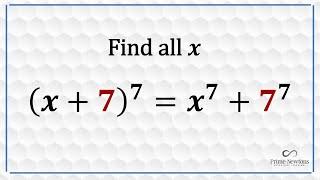 Solving a septic equation