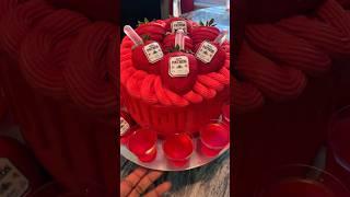 Red Patrón Cake w/ Jello Shots | Swift Cakes