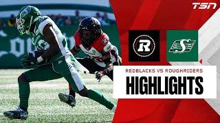 CFL WEEK 17: Ottawa Redblacks vs. Saskatchewan Roughriders FULL HIGHLIGHTS