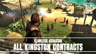 Flawless Assassin – All Kingston Contracts | Assassin’s Creed Black Flag Part 36 #edwardkenway