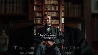 Abraham Lincoln - PRESENT AND FUTURE PHILOSOPHY
