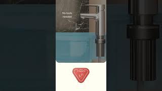 Install Faucets in 15 Seconds with V-SuperFix: No Tools Needed! #vitrakerala  #bathroomsolutions