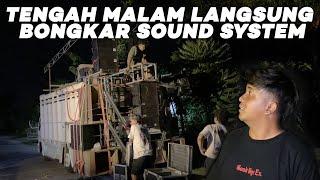 TENGAH MALAM TRUK LANGSUNG BONGKAR SOUND SYSTEM