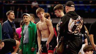 U15 Maciej Luczak (POL) vs Petko Sarakostov (BUL) 62kg. Freestyle boys wrestling tournament.