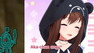 Aka-chan is disappointed and angy
