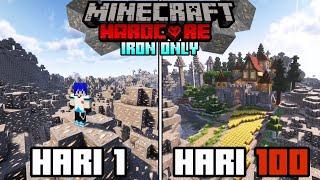 100 Hari Di Minecraft Hardcore Iron Only