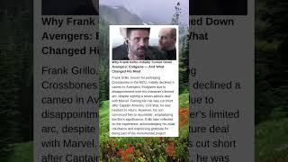 Why Frank Grillo Initially Turned Down Avengers: Endgame