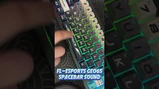 FL-ESPORTS GEO65 SPACEBAR SOUND #GEO65
