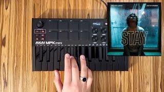 STAY - The Kid LAROI, Justin Bieber (Cover on Akai MPK mini)