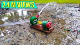 Motor Se Mini Toy Water Pump Kaise Banate Hai - How To Make Mini Water Pump