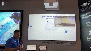 InfoComm 2023: Epson Demos Epson Projector Management Connected Software for Fleet Management