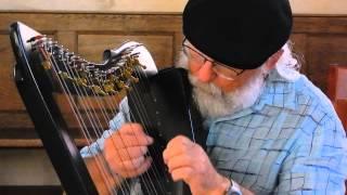 Harp in Christ Church Jerusalem Israel