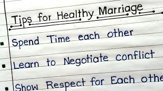 10 Tips Of Healthy Marriage In English ll KPD point life ll