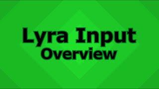 UE5 Lyra Input Overview