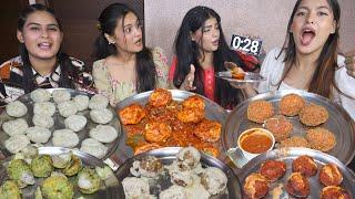 30 Seconds Momos Challenge | Spicy Momos, Kurkure Momos, Afghani Momos, Tandoori Momos, Malai Momos