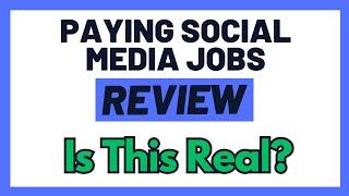 Paying Social Media Jobs Review - Is This A Scam To Stay Away From? (Hmm)...