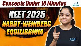 Hardy-Weinberg Equilibrium: Quick Revision in 10 Minutes | NEET 2025 | Class 12 Biology | With TANIA