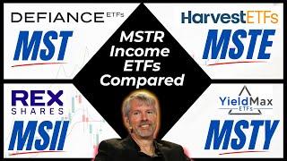Strategy (MSTR) High Yield ETFs Compared | MSTY vs IMST vs MSII vs MST | Which one to Choose?!