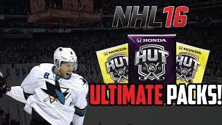 NHL 16 HUT: My Biggest Pack Opening! "ULTIMATE PACKS!"