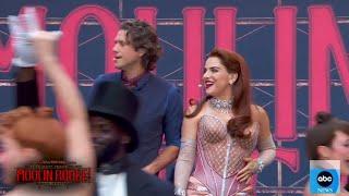 JoJo, Aaron Tveit and the cast of 'Moulin Rouge! The Musical' perform on Good Morning America