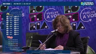 Emisión en directo de Loteria Uruguaya