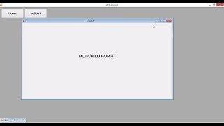 Mdi Parent and Child Form in C# win form application setp by step