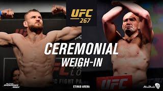 UFC 267: Ceremonial Weigh-in