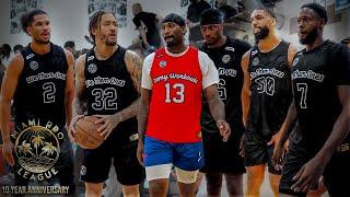 NBA PLAYERS PUT ON A SHOW IN MIAMI PRO LEAGUE !  JOSH HART, ANDRE DRUMMOND, TORREY CRAIG & MORE..