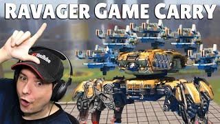 1 Ravager wins the whole game! War Robots TDM Gameplay
