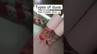 what duo r u? IB​⁠ @HHHamstertime   #relatable #preppy #makeup #tiktokviral #fypシ゚